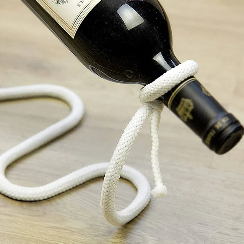 Suspended Rope Bottle Holder